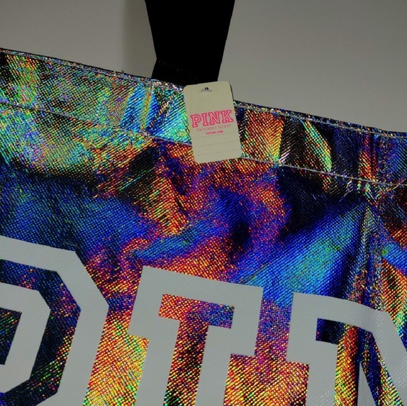 VS PINK bag holographic reusable shopping - Picture 3 of 6